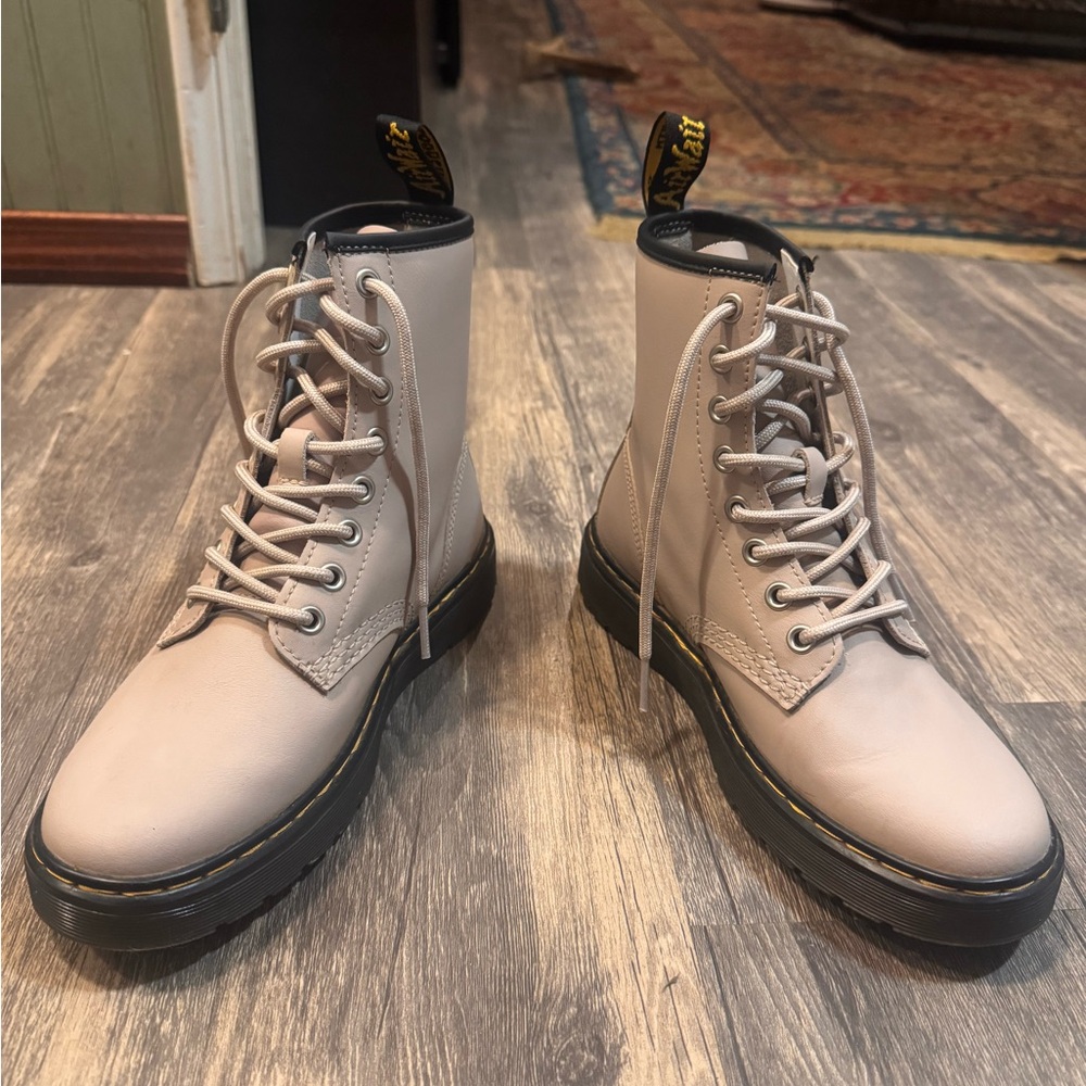Dr. Martens Women's Light Pink Combat Boots